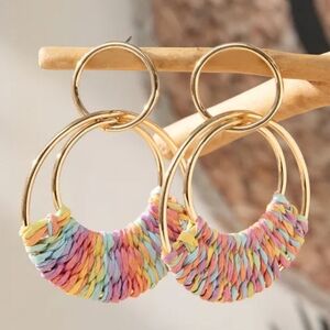 Bohemian D'Angelo woven earrings